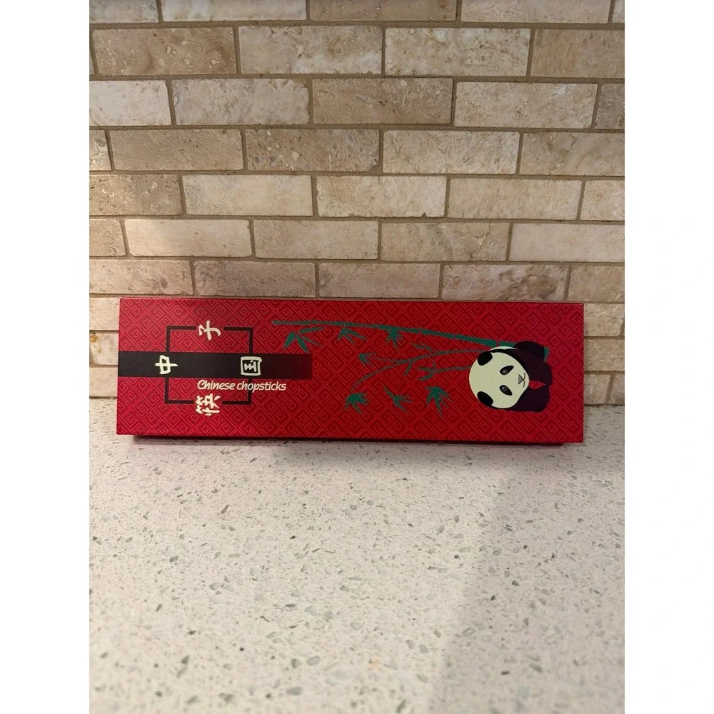 Disney Panda Chinese Chopsticks Set Panda Holders Decorative Gift Box Asian